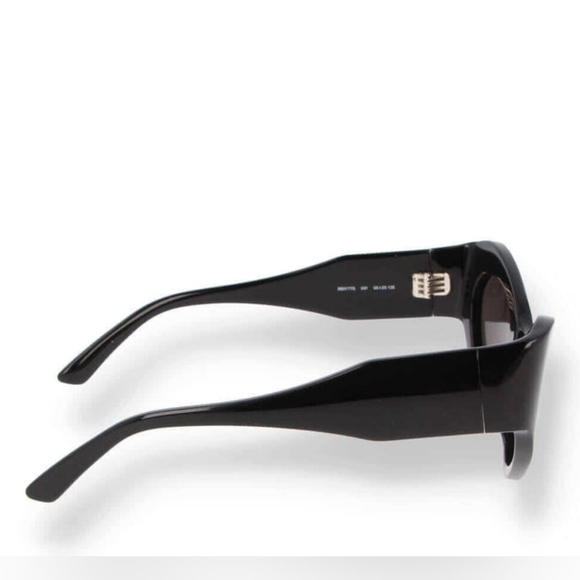 NEW BALENCIAGA UNISEX BLACK SUNGLASSES BB0177S 001 - Picture 5 of 6
